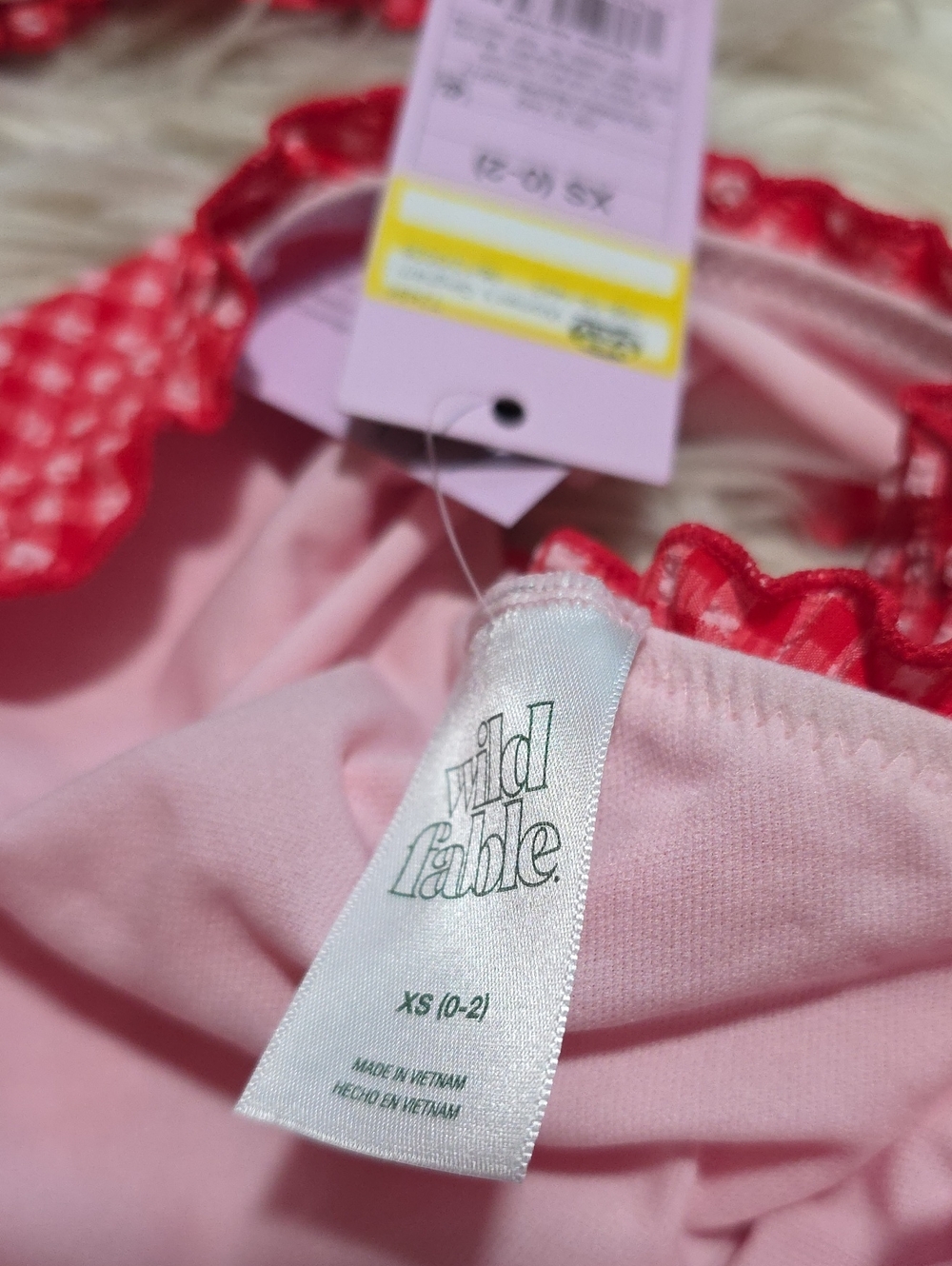 NWT Wild Fable Gingham Seersucker Bikini- XS Or 0/2 - Picture 13 of 13
